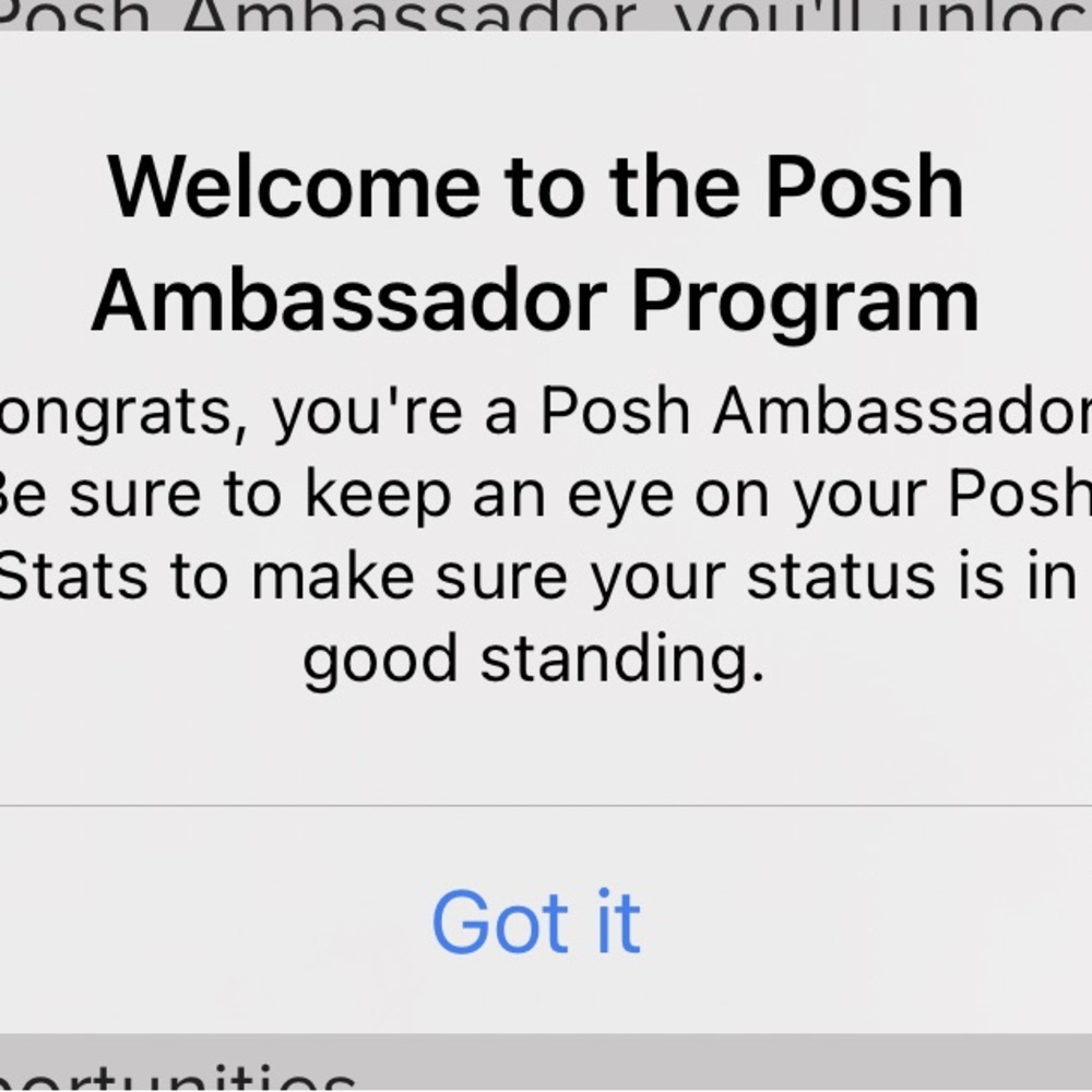 Posh ambassador 💜
